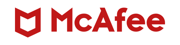 McAfee logo.